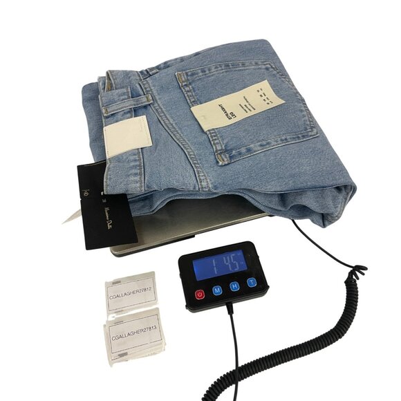 Massimo Dutti Womens Jeans EU 38 US 6 Straight Leg Blue High rise 5051/852 NWT - Picture 16 of 16